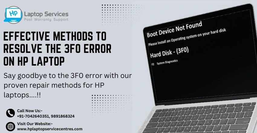 3F0 Error on HP Laptop