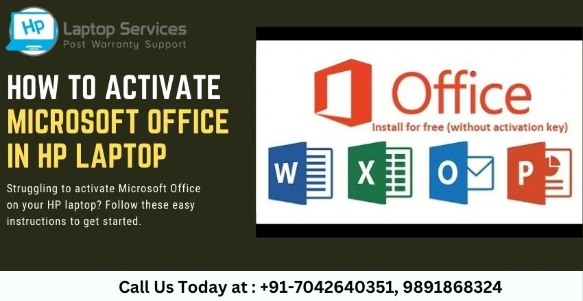 How to Activate Microsoft Office in HP Laptop