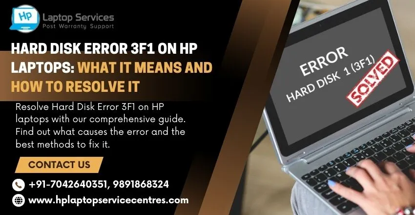 Hard Disk Error 3F1 on HP Laptops