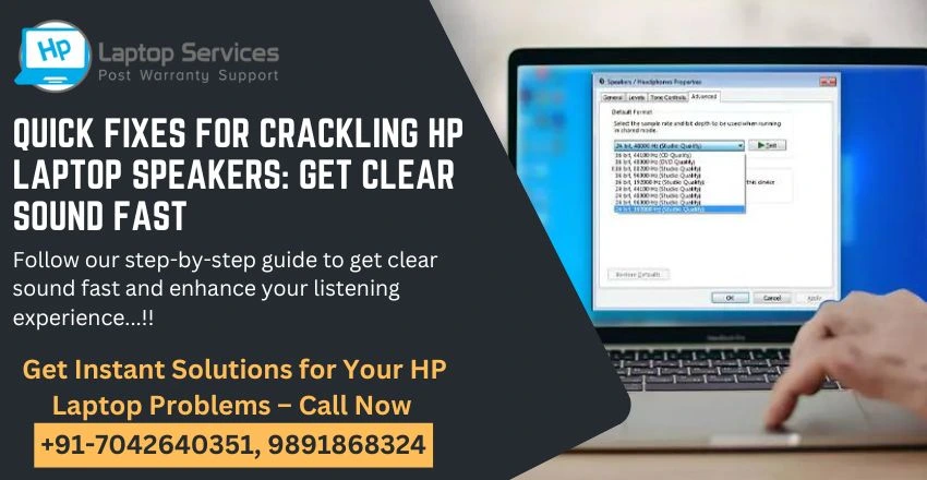 Quick Fixes for Crackling HP Laptop Speakers