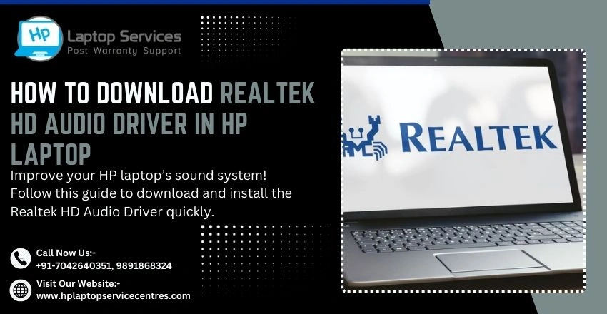 How to Download Realtek HD Audio Driver in Hp Laptop