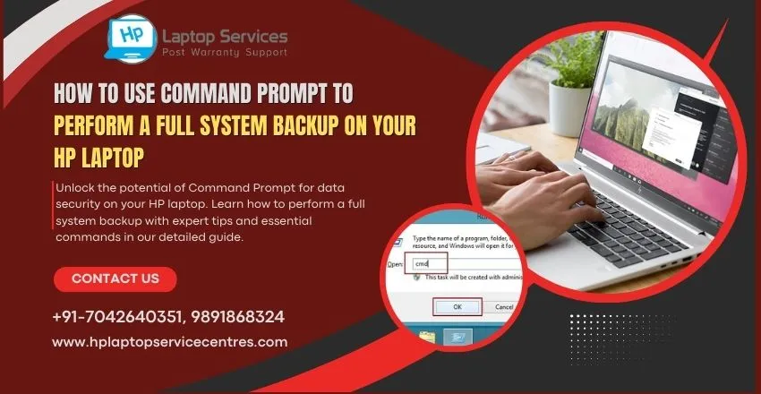 Command Prompt to Perform a Full System Backup on Your HP Laptop