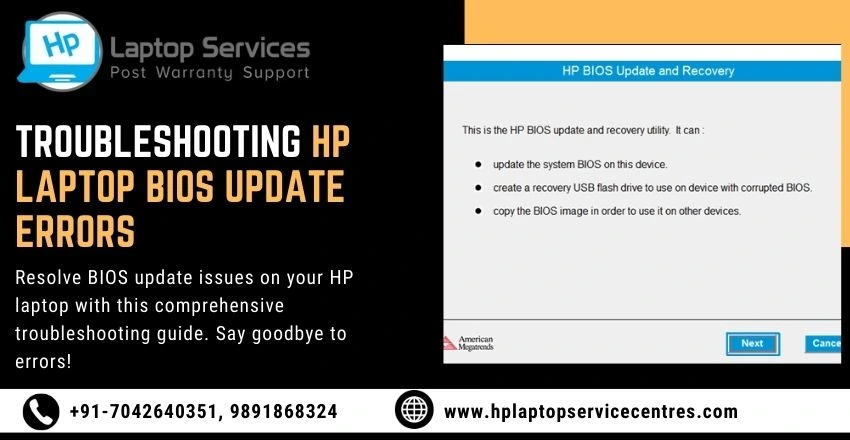 Troubleshooting Hp Laptop BIOS Update Errors