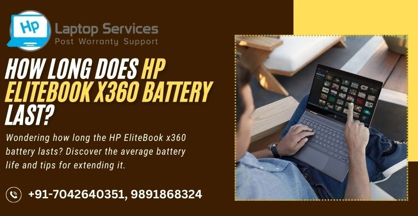 How long does HP EliteBook x360 battery last?